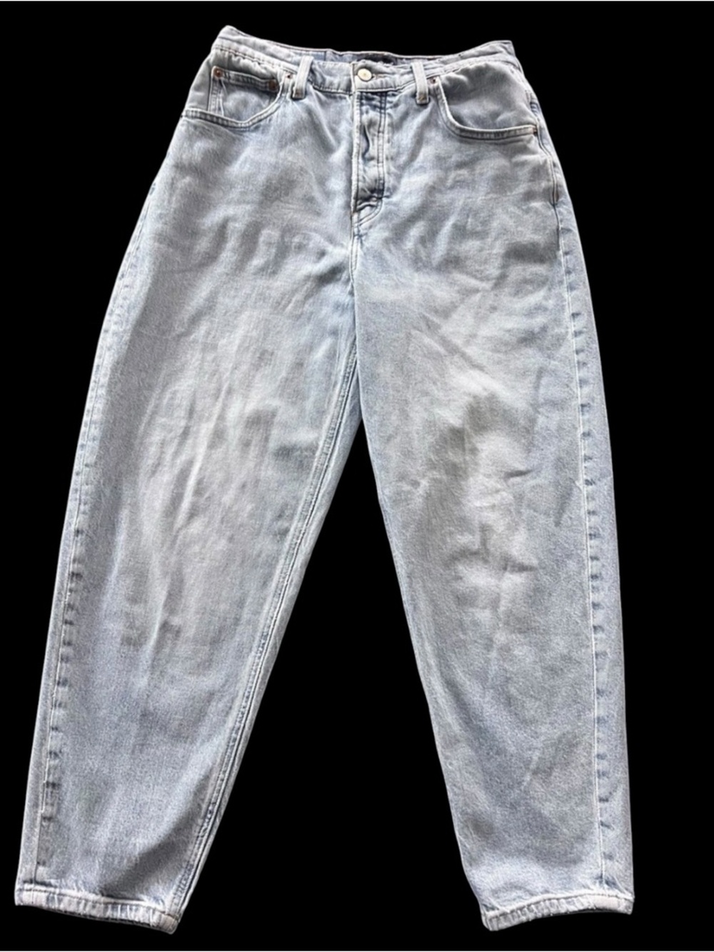 Lucky Brand 80s Curve Taper Jeans High Rise Mom Jeans Y2K Vintage Wash 10/30